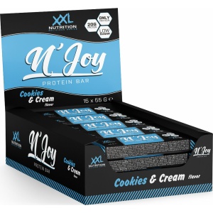 XXL Nutrition - N'Joy Protein Bar - 15 pack - Cookies & Cream