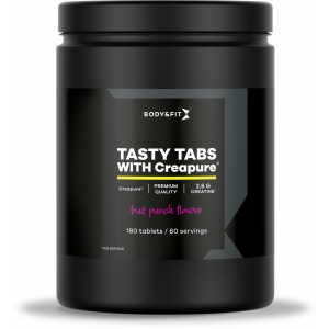 Body & Fit Creapure Tasty Tabs - Creatine - 180 tabletten