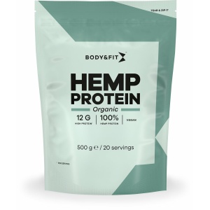 Body & Fit Organic Hemp Protein - Vegan Protein Poeder - Biologisch Hennepeiwit - 500 gram (20 Shakes)