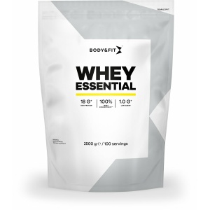 Body & Fit Whey Essential - Eiwitshake Aardbei - Proteine Poeder - Whey Protein - 100 shakes (2500 gram)
