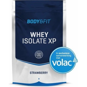 Body & Fit Whey Isolaat XP - Proteine Poeder / Whey Protein - Eiwitshake - 750 gram - Aardbei
