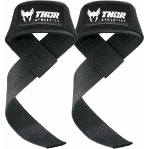 Thor Athletics - Lifting Straps Zwart - Krachttraining Accessoires - Powerlifting - Bodybuilding