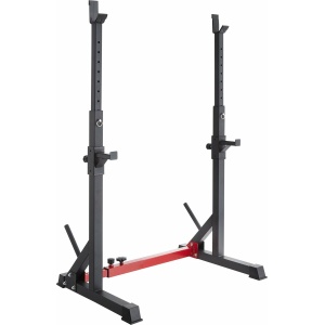tectake® - squat rek - squat rack - Apollo - zwart / rood - 404236